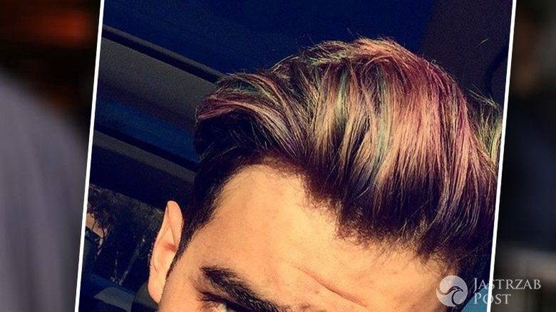 Joe Jonas ufarbował włosy na tęczowo (fot. Instagram)