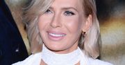 Edyta Pazura pokazała dom po remoncie. Tapeta z kolekcji Versace