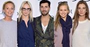 Anna Mucha, Agnieszka Kaczorowska, Rafał Maślak i Kamila Szczawińska na prezentacji nowej kolekcji Badury