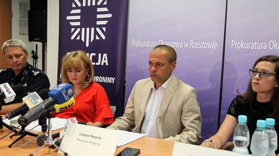 Konferencja prokuratury w Rzeszowie