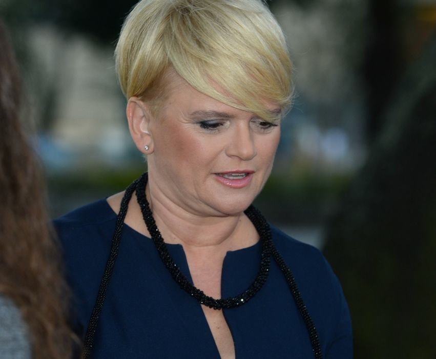 Katarzyna Figura wciąż przeżywa rozwód z mężem. Przed kamerami polały się łzy