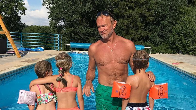 Cezary Pazura na wakacjach