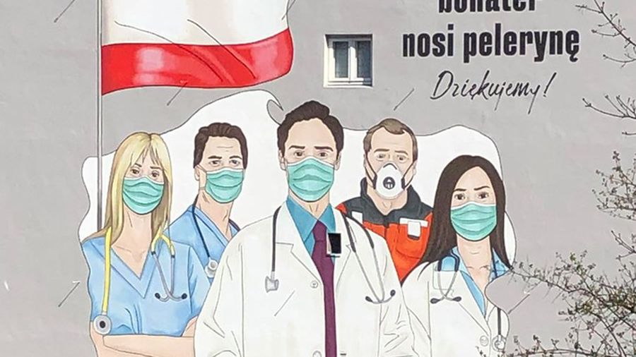 Warszawa. Mural pojawił się w środę na Tamce