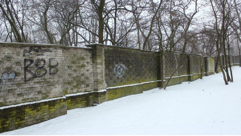 Mur znajdujący się przy zoo