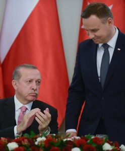 Protest przeciw wizycie prezydenta Turcji. "Precz z tyranem Erdoganem"