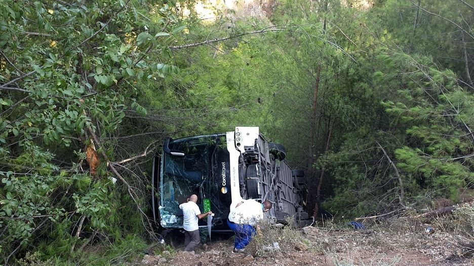 Wypadek wydarzył się w pobliżu miejscowości Kemer