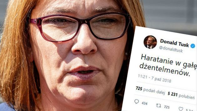 Beata Mazurek odpowiedziała Donaldowi Tuskowi