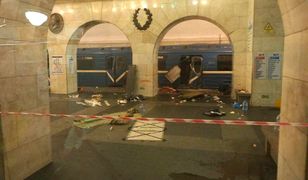 Opublikowano film pokazujący moment wybuchu w metrze w Petersburgu