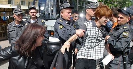 W Petersburgu zatrzymano co najmniej 36 protestujących