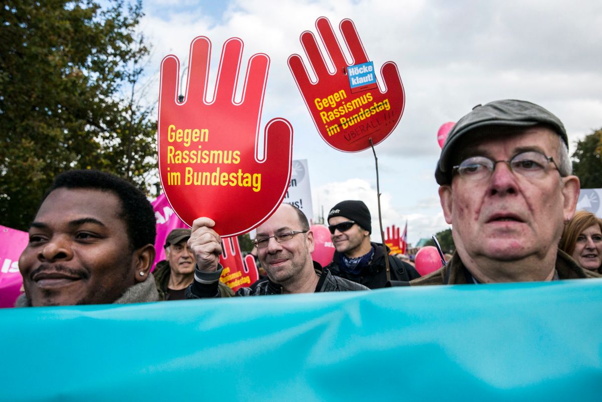 "Bundestag bez nazistów". Niemcy protestują przeciwko rasizmowi