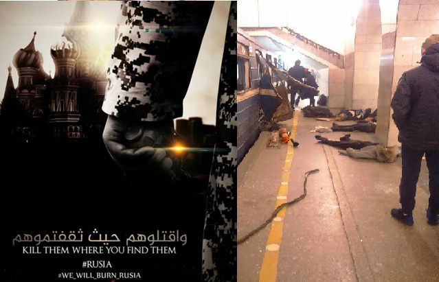 "Rosja spłonie". ISIS wypuściło plakaty z groźbą jeszcze przed zamachem