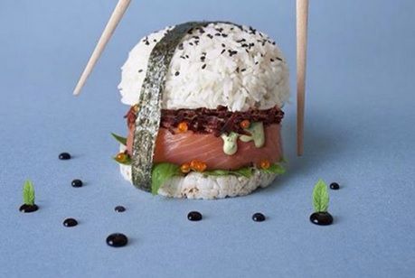 Sushi burger to hit w zdrowym odżywianiu