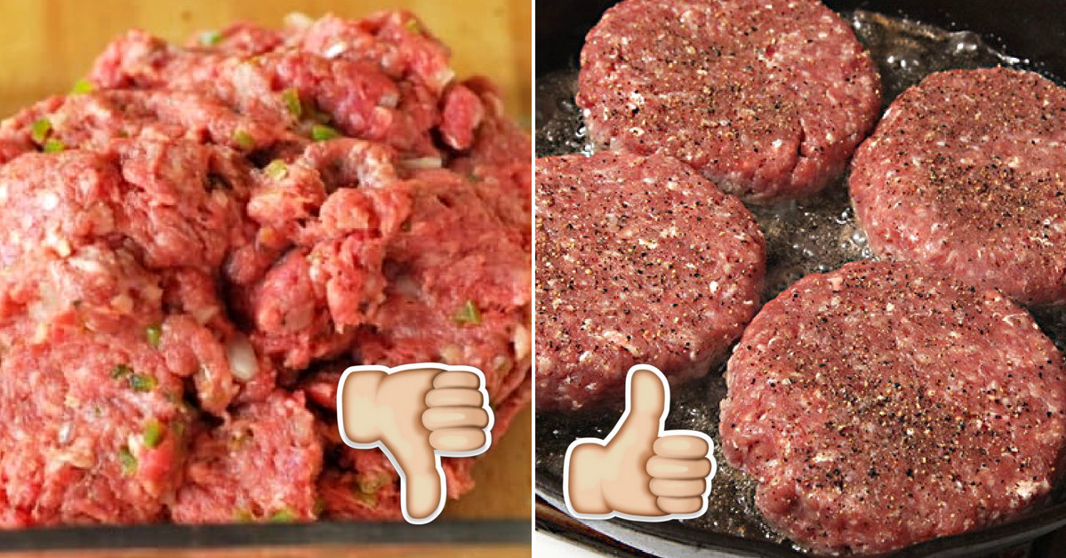 10 najczęściej popełnianych błędów przy przygotowaniu burgerów