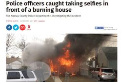 Policjanci zamiast pomóc stali i robili sobie zdjęcia