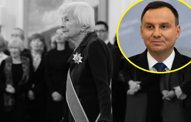 Andrzej Duda wspomina Danutę Szaflarską. „Zachwycała doskonałym warsztatem”