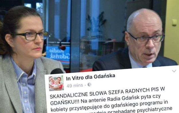 "Czy pary, które chcą skorzystać z in vitro, są poddawane badaniom psychiatrycznym?" Oburzające pytanie radnego PiS