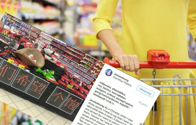 Chcieli życzyć smacznego, ale się pomylili. Carrefour przeprasza za wpadkę