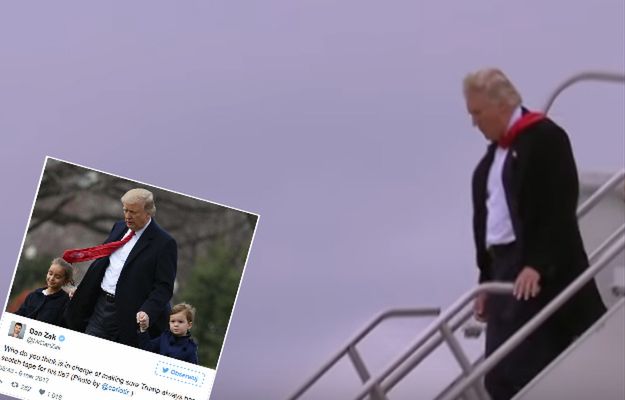Wiatr zdemaskował modowy trik Donalda Trumpa. Internauci nie mogą przestać się śmiać