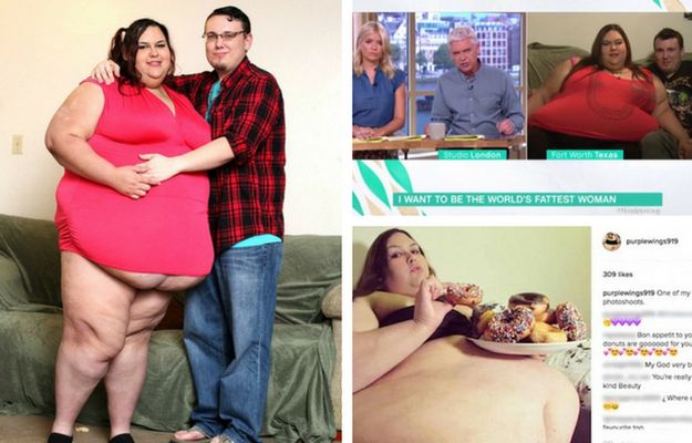 Kobieta, która chce ważyć 450 kg wystąpiła w telewizji śniadaniowej. Widzowie nie zostawili na niej suchej nitki