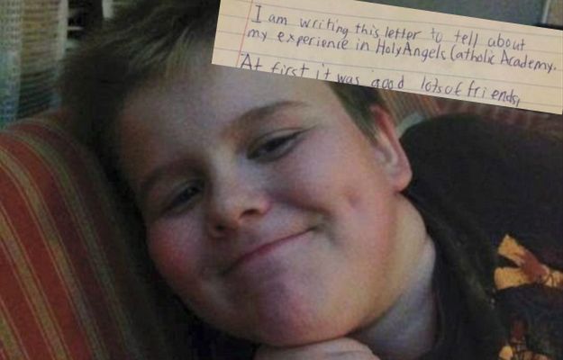 13-letni chłopiec popełnił samobójstwo, ponieważ był prześladowany w szkole. Zostawił wstrząsający list