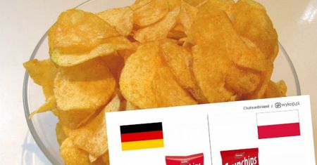 Niemieckie chipsy są o wiele lepsze niż polskie