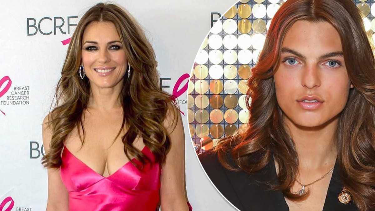 Syn Elizabeth Hurley pokazał się w przerobionej kreacji swojej matki! Wygląda oszałamiająco!