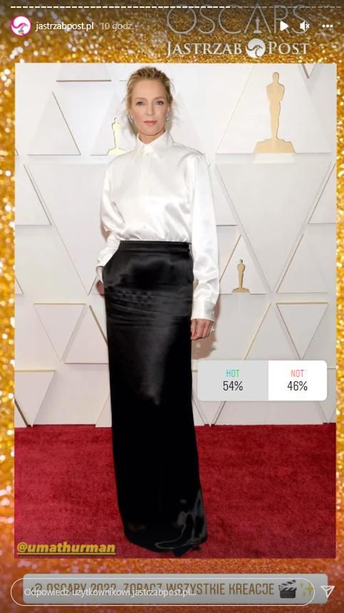 Uma Thurman. Jak poradziła sobie w sondzie? Oscary,2022