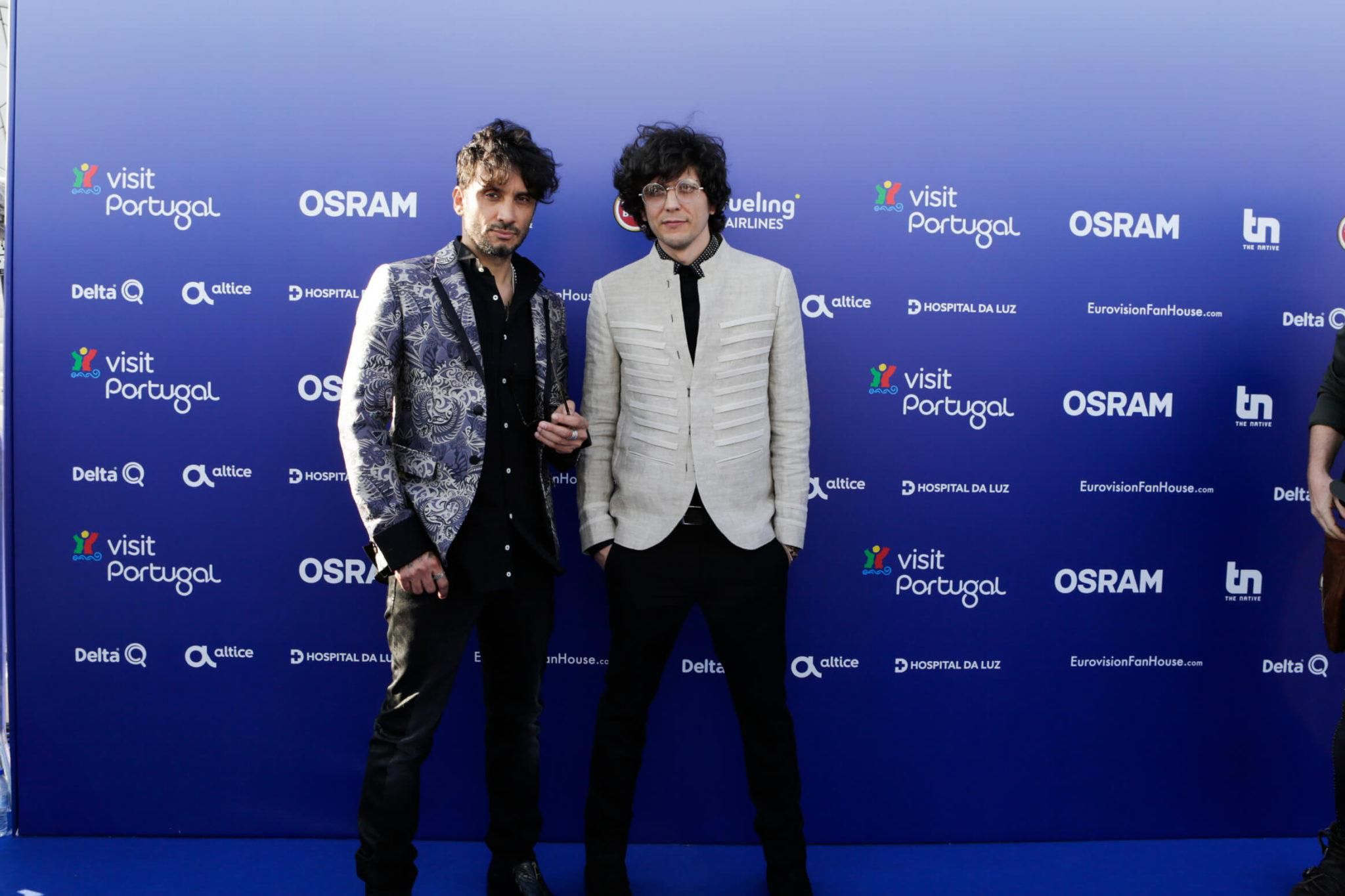 Eurowizja 2018: Ermal Meta & Fabrizio Moro z Włoch na ceremonii otwarcia