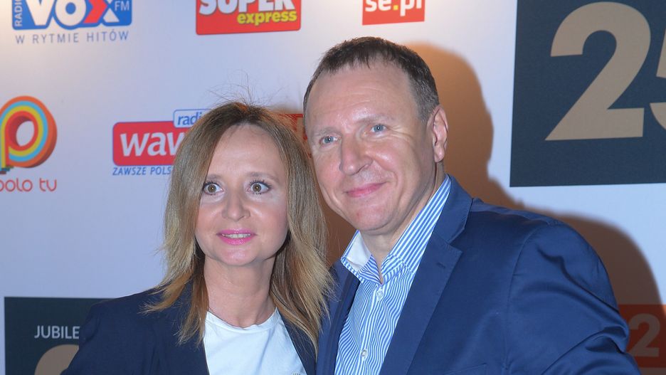 Jacek Kurski ze swoją partnerką Joanną Klimek