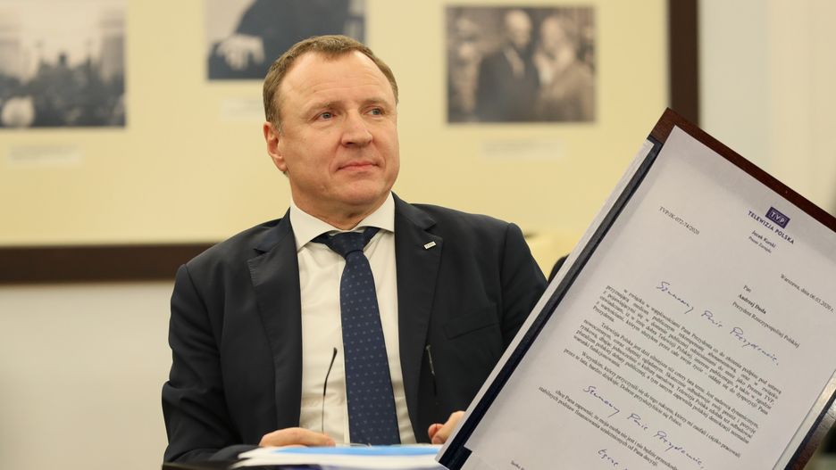 Jacek Kurski, prezes TVP, napisał list do prezydenta Andrzeja Dudy