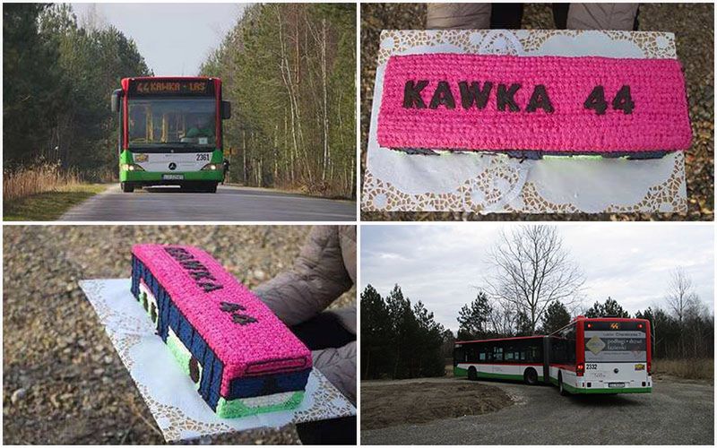 Lubelskie. Wzruszający gest mieszkańców Kawki. Szczęśliwi upiekli tort dla kierowcy autobusu