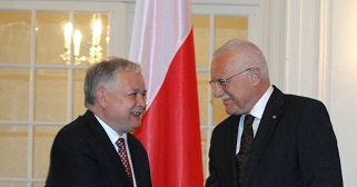 Zgoda prezydentów Czech i Polski w sprawie tarczy