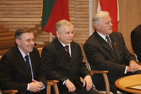 Lech Kaczyński spotkał się z prezydentem Litwy
