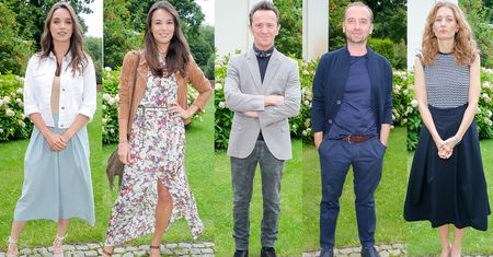 Gwiazdy promują nowy sezon serialu "Usta usta": Paweł Wilczak, Magdalena Popławska, Sonia Bohosiewicz