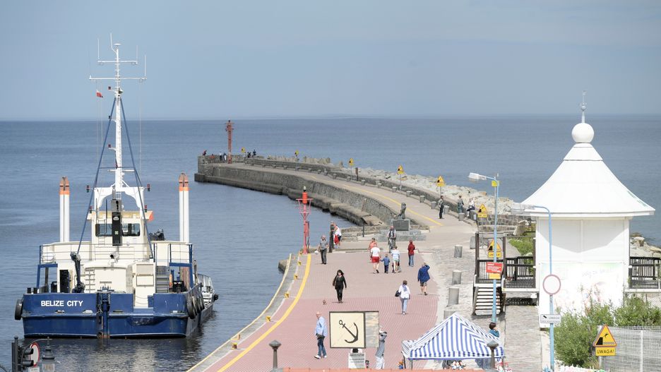 Usteckie molo zostało zamknięte na czas prac służb