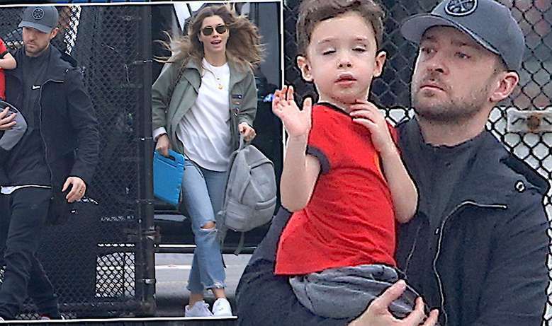 Justin Timberlake i Jessica Biel mają ślicznego synka. Paparazzi przyłapali ich w drodze do helikoptera