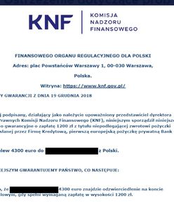 Oszuści podszywają się pod KNF. Komisja ostrzega
