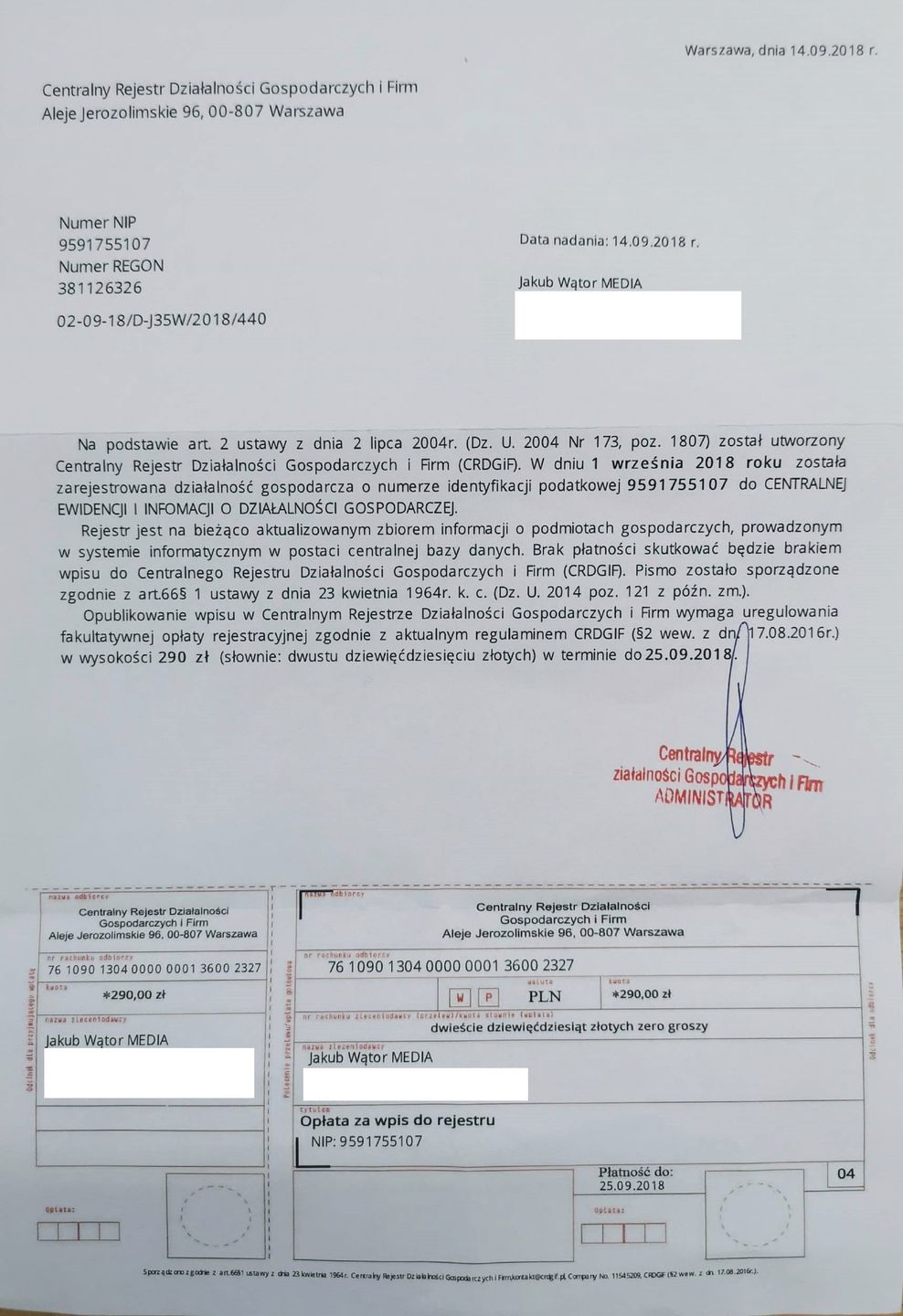 Wygląda poważnie, ale wyłącznie próba skłonienia do wpłacenia pieniędzy 