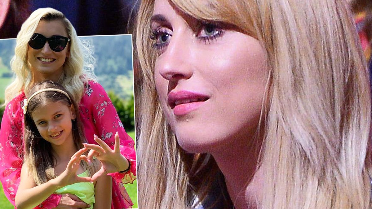 Justyna Żyła z córką