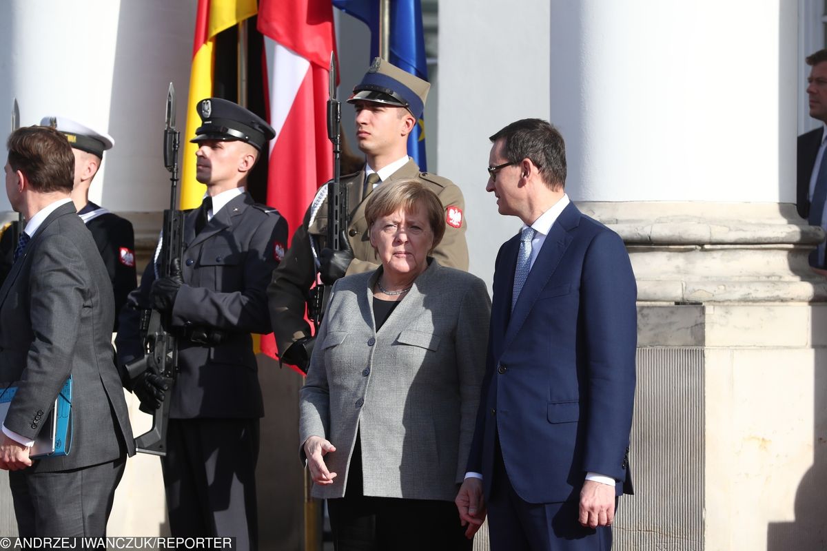 Niemcy spodziewają się chłodnego przyjęcia Merkel w Warszawie