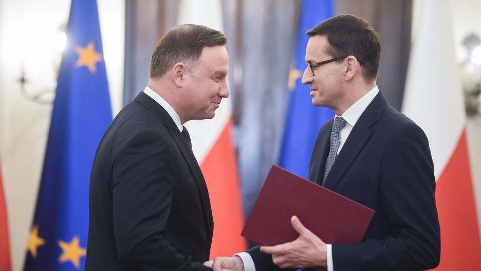 Andrzej Duda powierzył Mateuszowi Morawieckiemu misję utworzenia nowego rządu
