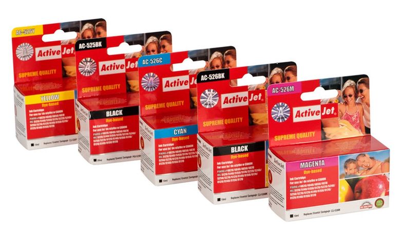 Tusze do drukarek Canona w ofercie ActiveJet