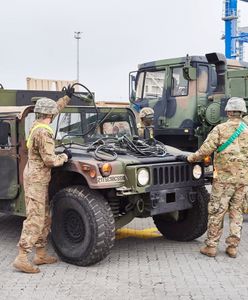 Armia USA "zgubiła" kontener z bronią na A4. Uszkodzona osobówka