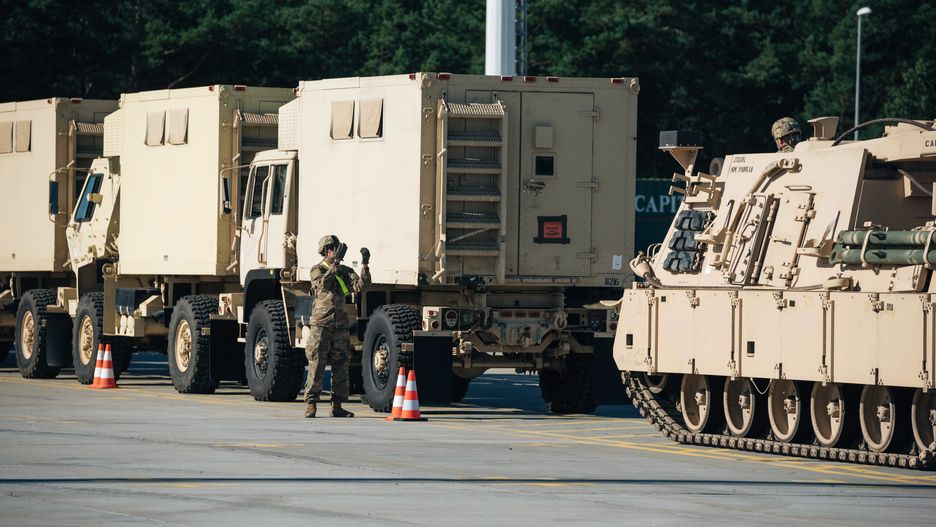 Transportowano amerykański sprzęt wojskowy z Polski do Niemiec