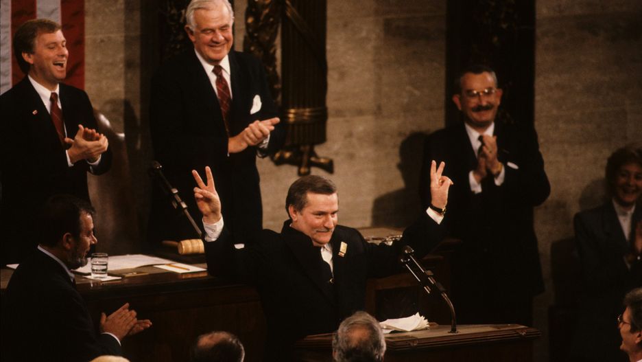 Wystąpienie Lecha Wałęsy w Kongresie w 1989 roku przeszło do historii. Tym razem odbędzie się w trochę skromniejszych warunkach