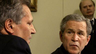 Prezydenci Kwaśniewski i Bush