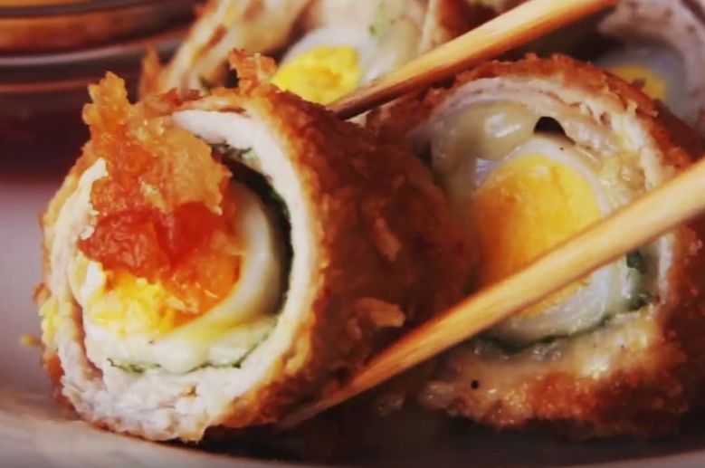 #przepisdnia Bekonowo-serowe sushi