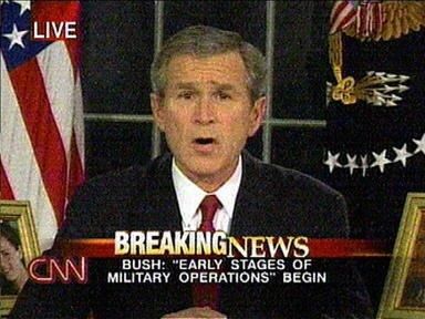 Wojna z Irakiem! Pierwszy atak na Bagdad