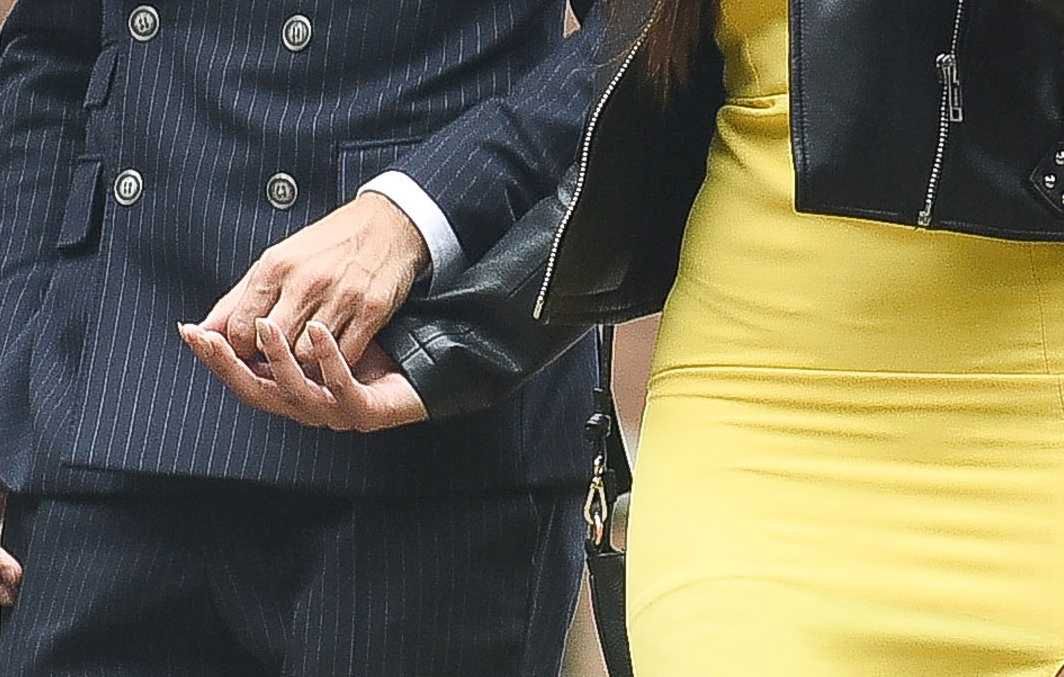 Maciej Musiał i Olga Buława trzymali się za ręce