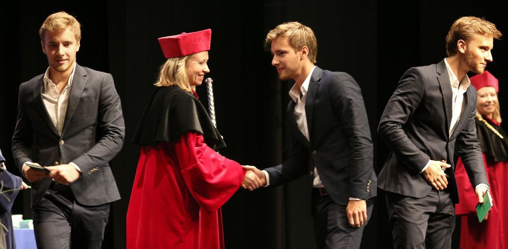 Maciej Musiał odebrał indeks PWST w Krakowie